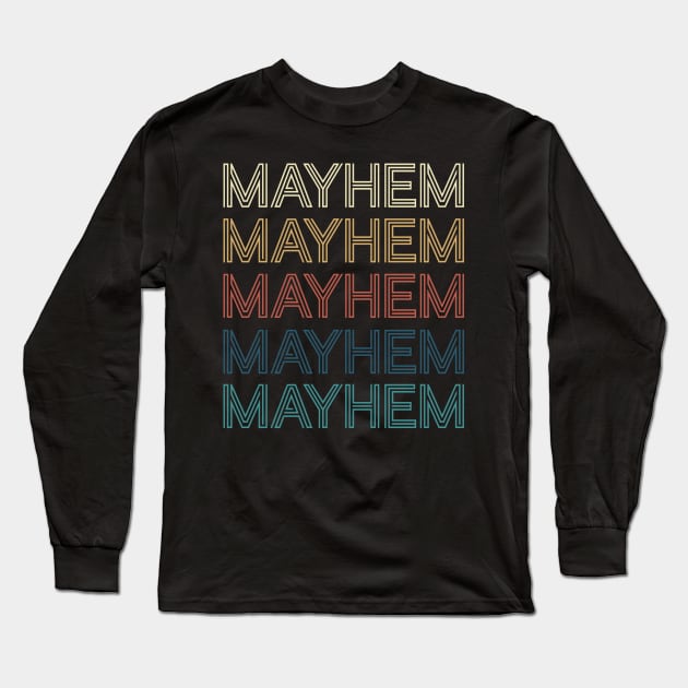 Lovely Mayhem Name Flowers Proud Classic Styles Long Sleeve T-Shirt by Gorilla Animal